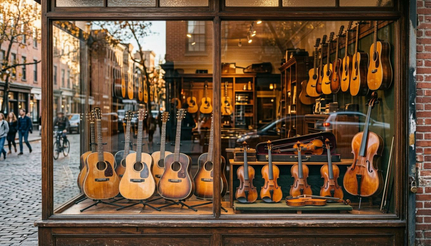 Derrière la vitrine : confidences sur l’art d’attirer les passionnés d’instruments